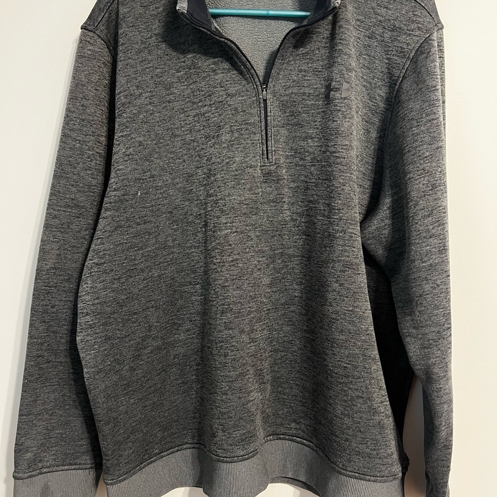 Under Armour Men’s Gray Heather 1/4 Zip XL